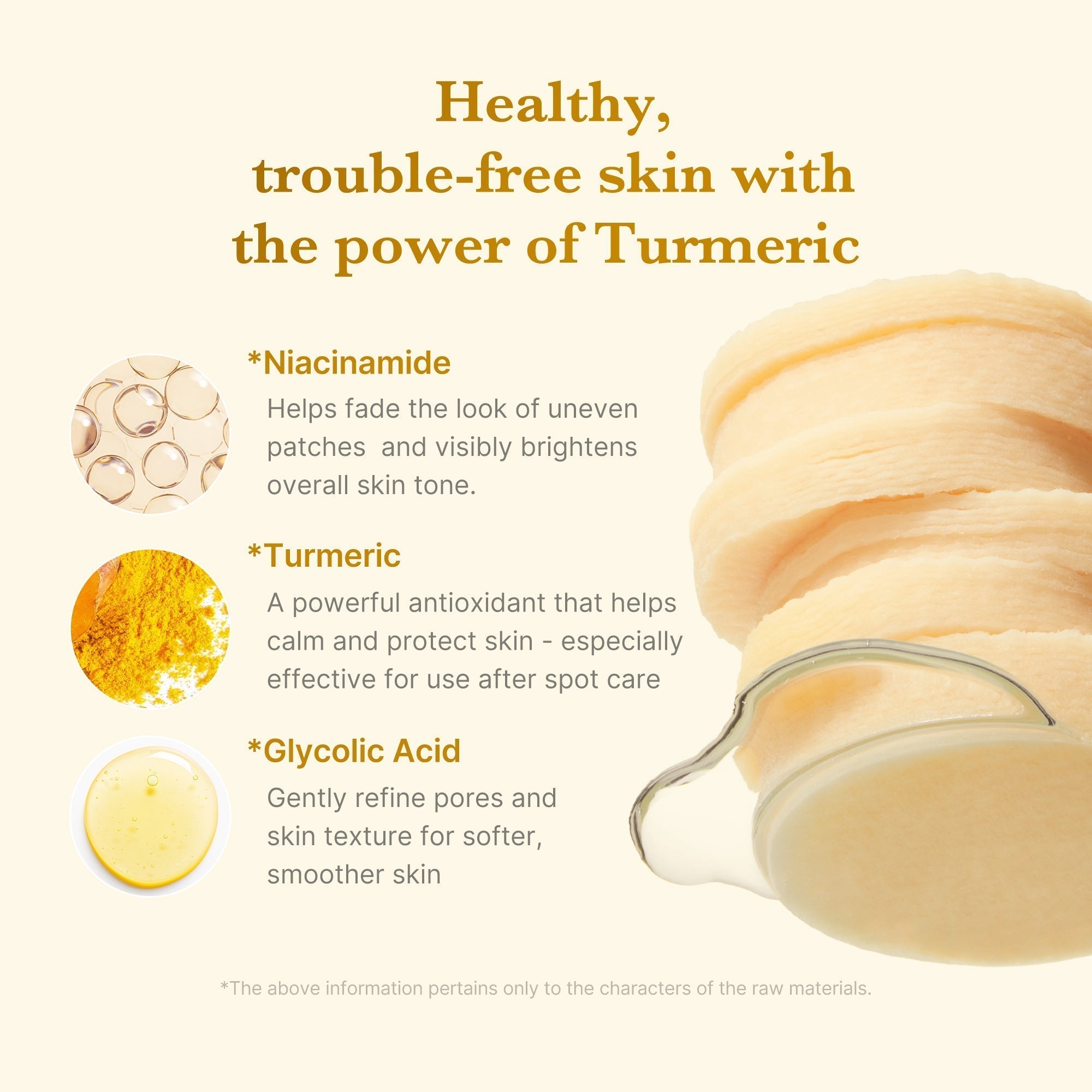 Kojic Acid Tumeric Toner Pad