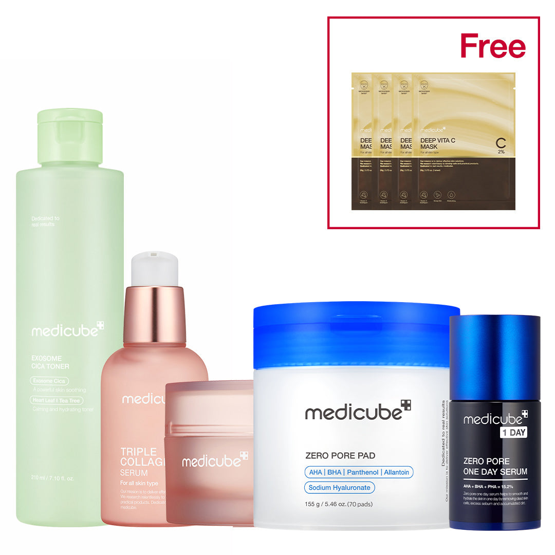 Collagen Booster Set (+Zero Pore Pad & Serum)