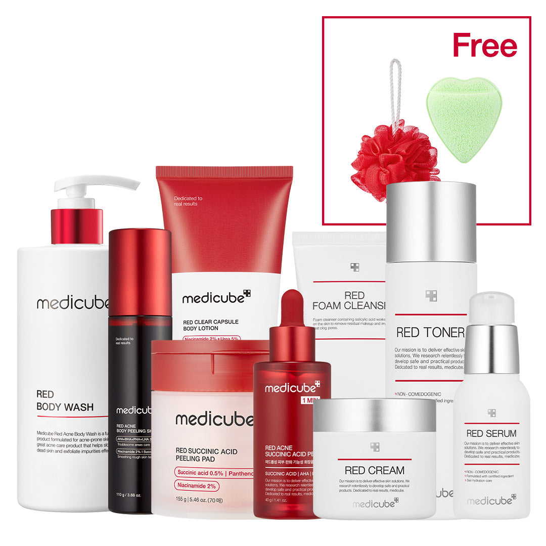 Red Line Ultimate Face & Body Care Set + Cleansing Booster